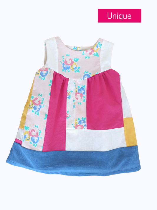 Robe patchwork fille